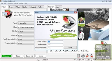VueScan (free version) download for PC .